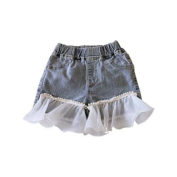 shorts summer children kids girls fashion wild pearl lace cute jeans straight princess denim, Black
shorts summer children kids girls fashion wild pearl lace cute jeans straight princess denim, Black