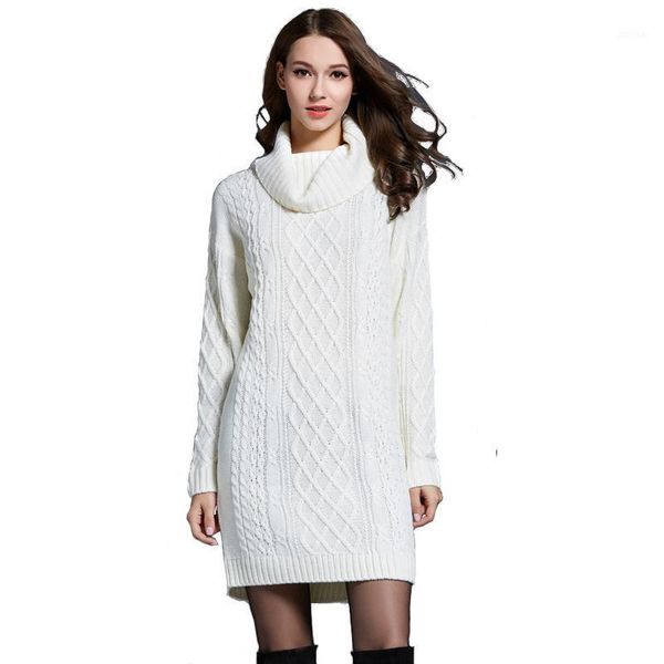 autumn winter sweater woman dresses fashion plus size turtleneck long sweaters female slim pullover knitting womens women's, White;black
autumn winter sweater woman dresses fashion plus size turtleneck long sweaters female slim pullover knitting womens women's, White;black