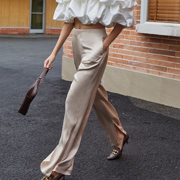 casual loose women full length pants high waist side split casual long wide leg pant for female fashion clothes new, Black;white
casual loose women full length pants high waist side split casual long wide leg pant for female fashion clothes new, Black;white