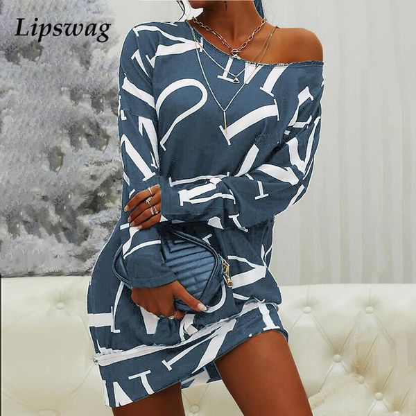 2021 fashion letter print loose dress elegant o-neck long sleeve sweatshirt dress casual autumn off shoulder women mini dresseshigh quality, Black;gray
2021 fashion letter print loose dress elegant o-neck long sleeve sweatshirt dress casual autumn off shoulder women mini dresseshigh quality, Black;gray