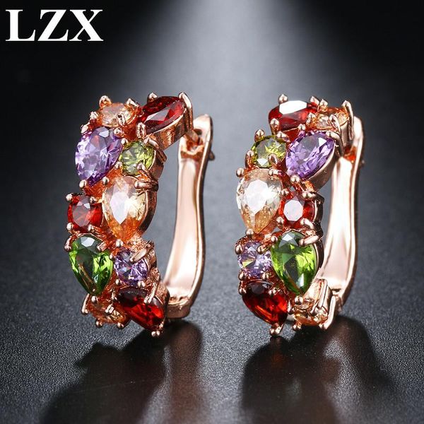hoop & huggie lzx trendy luxurious earring rose gold color multicolor cubic zirconia stone earrings for women fashion party jewelry, Golden;silver
hoop & huggie lzx trendy luxurious earring rose gold color multicolor cubic zirconia stone earrings for women fashion party jewelry, Golden;silver