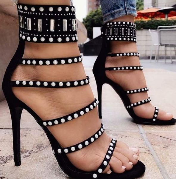 dress shoes party woman thin high heels flock one-strap sandals pumps sandalias women gladiator mujer sapato feminino sf0456, Black
dress shoes party woman thin high heels flock one-strap sandals pumps sandalias women gladiator mujer sapato feminino sf0456, Black