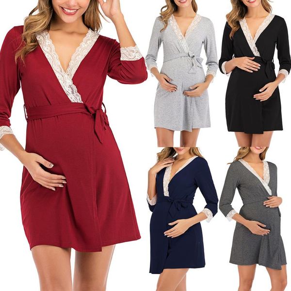 maternity dresses 3 in 1 delivery/labor/nursing nightgown women's sleepwear for breastfeeding sleep dress cotton pregnancy clothes, White
maternity dresses 3 in 1 delivery/labor/nursing nightgown women's sleepwear for breastfeeding sleep dress cotton pregnancy clothes, White
