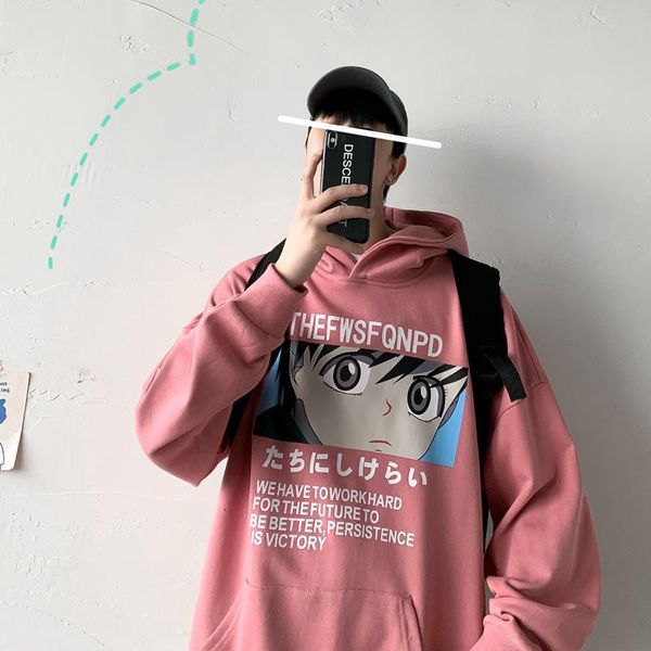 2021 new rosa dos desenhos animados com capuz streetwear feminino hip hop moletom masculino moda s casual engraado primavera outono hara, Black
2021 new rosa dos desenhos animados com capuz streetwear feminino hip hop moletom masculino moda s casual engraado primavera outono hara, Black