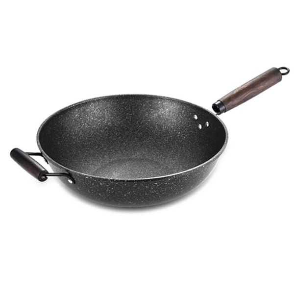 non-stick frying pan kitchen accessories cookware metal fry with wooden handle utensil supplies drop pans
non-stick frying pan kitchen accessories cookware metal fry with wooden handle utensil supplies drop pans