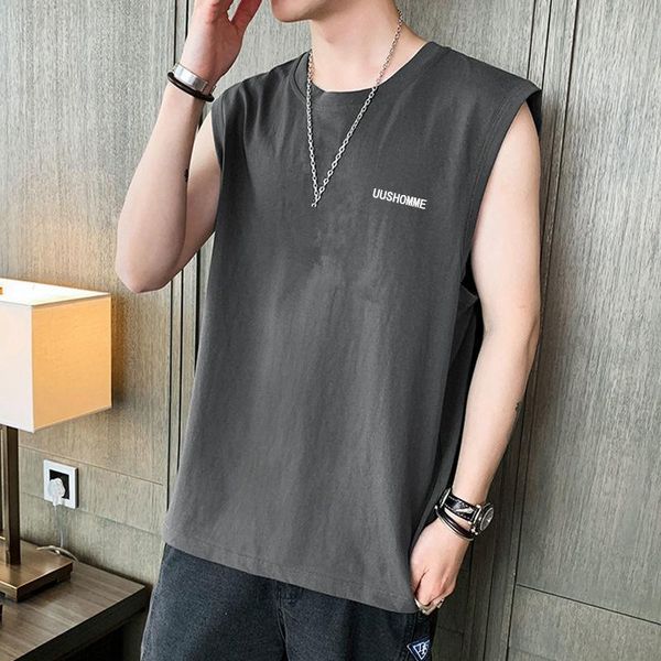 men' tank arrival men' sleeveless t shirt summer fashion solid o neck mens clothes trend casual tees men, White;black
men' tank arrival men' sleeveless t shirt summer fashion solid o neck mens clothes trend casual tees men, White;black