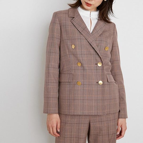 women's suits & blazers 2021 all match double breasted women japan style simple notched suit female office lady long sleeve coats fall, White;black
women's suits & blazers 2021 all match double breasted women japan style simple notched suit female office lady long sleeve coats fall, White;black