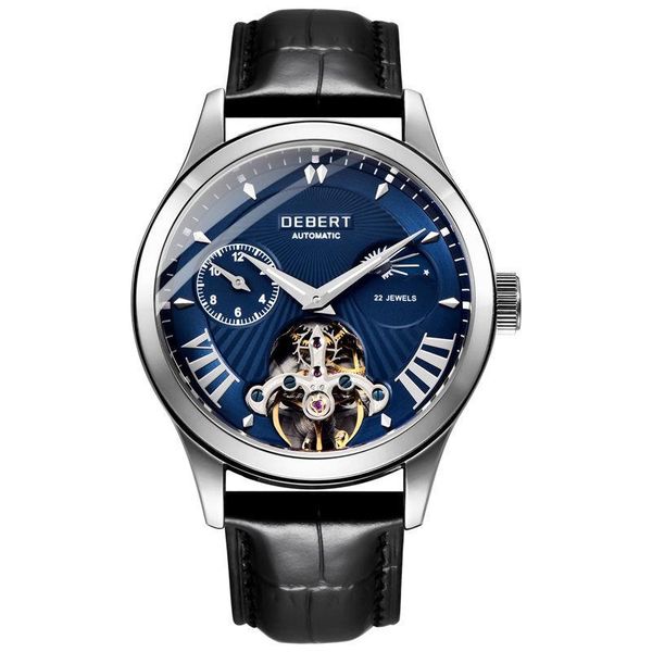 wristwatches men's mechanical watch luminous automatic leather strap fashion, Slivery;brown
wristwatches men's mechanical watch luminous automatic leather strap fashion, Slivery;brown