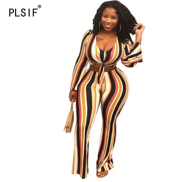 women's tracksuits fashion v neck women set striped print long sleeve and pant suit ladies casual 2 pieces outfits for, Gray
women's tracksuits fashion v neck women set striped print long sleeve and pant suit ladies casual 2 pieces outfits for, Gray