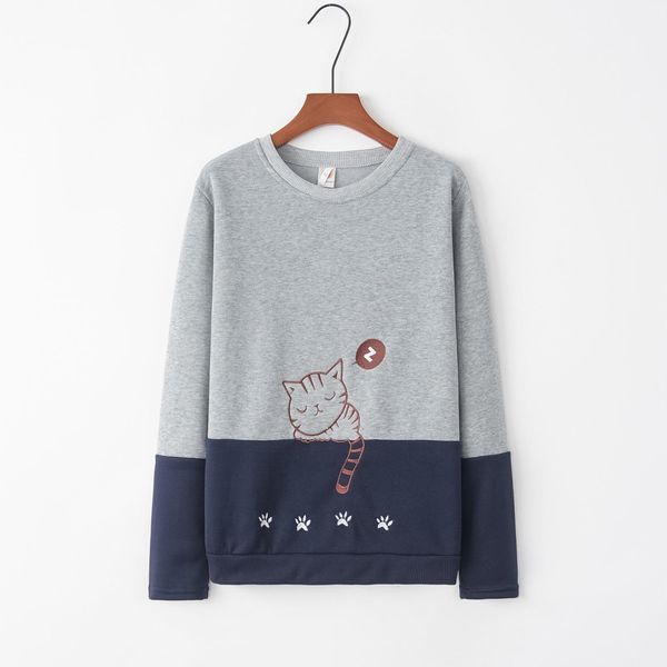 patchwork cat 2021 new design hoodies sweatshirts women casual kawaii harajuku sweat girls european korean, Black
patchwork cat 2021 new design hoodies sweatshirts women casual kawaii harajuku sweat girls european korean, Black