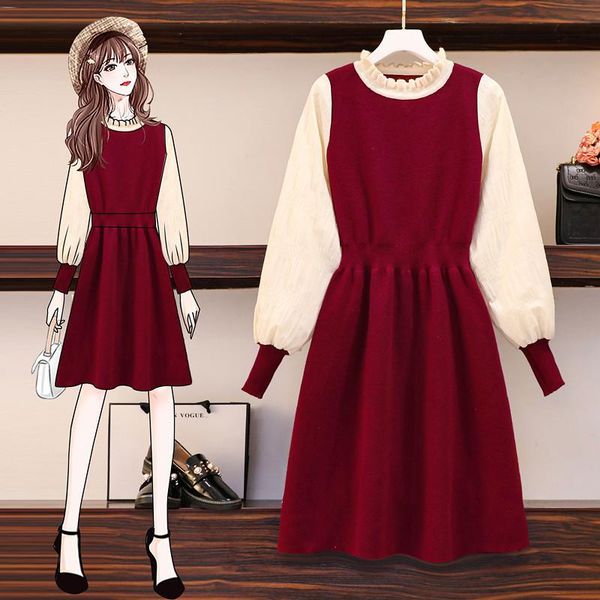 casual dresses ehqaxin plus size womens knitted dress 2021 fall hit color stitching wood ears half high neck long sleeve sweater l-4xl, Black;gray
casual dresses ehqaxin plus size womens knitted dress 2021 fall hit color stitching wood ears half high neck long sleeve sweater l-4xl, Black;gray