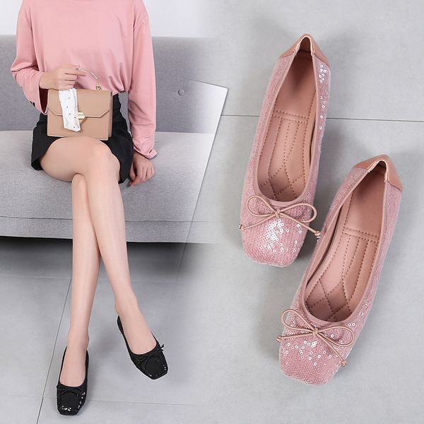 elegant comfortable ballet woman flats shoes bling bow-knot casuales slip-on spring autumn zapatos planos de mujer new 35-44 0227, Black
elegant comfortable ballet woman flats shoes bling bow-knot casuales slip-on spring autumn zapatos planos de mujer new 35-44 0227, Black