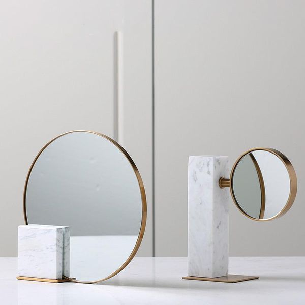 marble glass mirror metal frame decorative mirror ornaments simple luxury soft decoration home bedroom deskdecoration
marble glass mirror metal frame decorative mirror ornaments simple luxury soft decoration home bedroom deskdecoration
