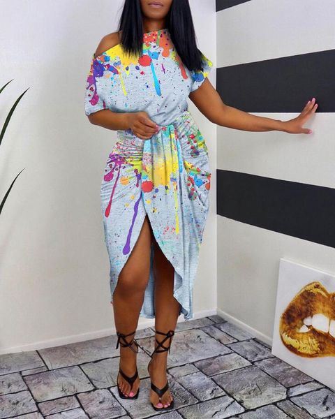 casual dresses 2021 summer fashion strapless ink printed hem pleated thin dress streetwear, Black;gray
casual dresses 2021 summer fashion strapless ink printed hem pleated thin dress streetwear, Black;gray