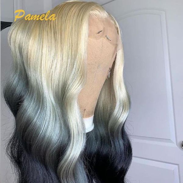 lace wigs black and white front wig ombretransparent for women human hair pre plucked body wave brazilian, Black;brown
lace wigs black and white front wig ombretransparent for women human hair pre plucked body wave brazilian, Black;brown