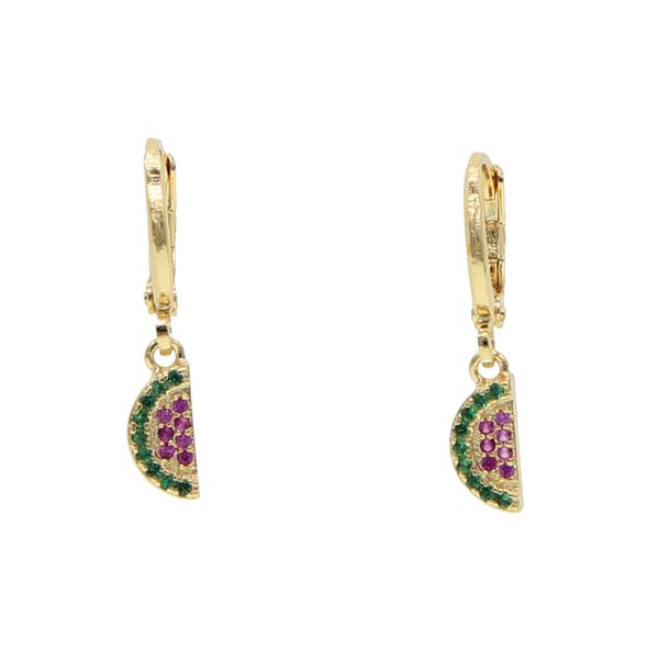 haute qualité or argent couleur mignon pastèque charme 2019 été plage mode femmes goutte charme arc-en-ciel cz magnifique boucle d'orei, Red;blue
haute qualité or argent couleur mignon pastèque charme 2019 été plage mode femmes goutte charme arc-en-ciel cz magnifique boucle d'orei, Red;blue