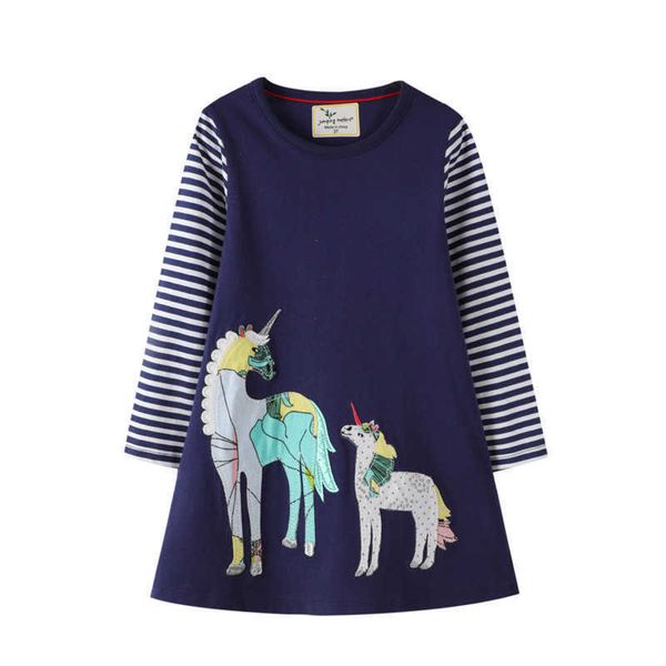 jumping meters long sleeve princess dresses for autumn spring animals applique cotton girls fashion costume unicorn kids clothes 210529, Red;yellow
jumping meters long sleeve princess dresses for autumn spring animals applique cotton girls fashion costume unicorn kids clothes 210529, Red;yellow
