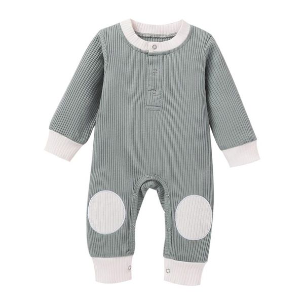 baby newborn girls boys ribbed patchwork romper long sleeve o neck cotton infant toddler autumn rompers jumpsuits 0-18m, Blue
baby newborn girls boys ribbed patchwork romper long sleeve o neck cotton infant toddler autumn rompers jumpsuits 0-18m, Blue