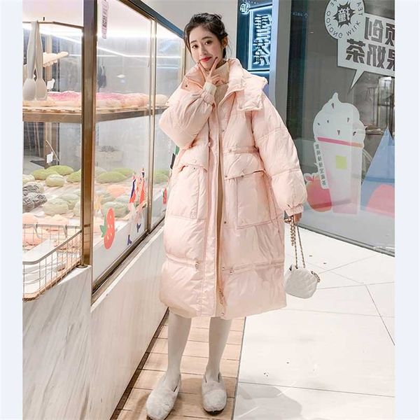 winter women down puffer long jackets plus size baggy thickening warm hooded oversized korean fashion cotton padded bubble coats 211216, Black
winter women down puffer long jackets plus size baggy thickening warm hooded oversized korean fashion cotton padded bubble coats 211216, Black