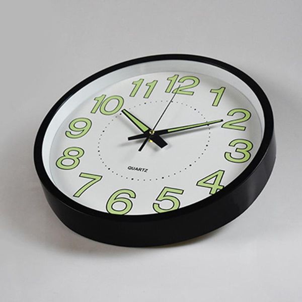 wall clocks 12inches/30cm simple clock decorative movement luminous for home living room (black)
wall clocks 12inches/30cm simple clock decorative movement luminous for home living room (black)