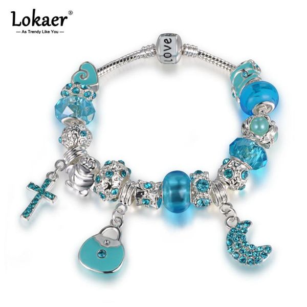 charm bracelets lokaer fashion glass beads bracelet & bangle with cross bag moon charms and crystal ball jewelry pabr052, Golden;silver
charm bracelets lokaer fashion glass beads bracelet & bangle with cross bag moon charms and crystal ball jewelry pabr052, Golden;silver