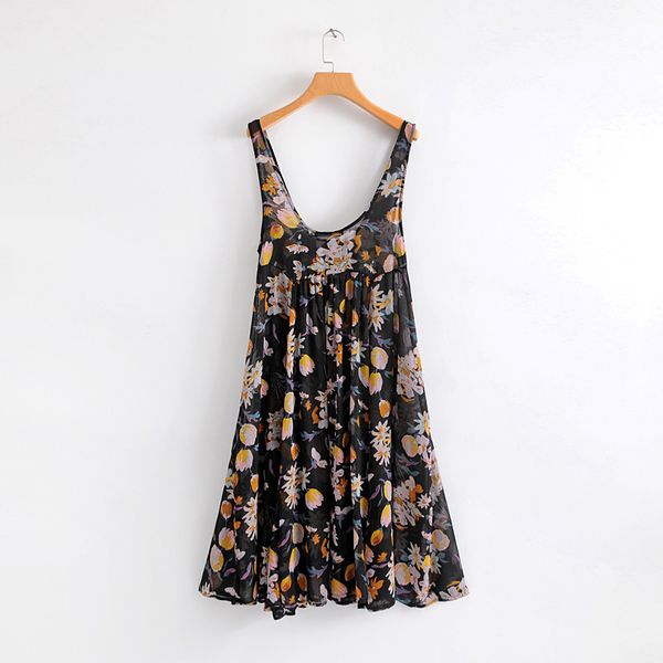spring women casual floral printed straight dress spaghetti strap o neck dress female mid calf sleeveless dress, Black;gray
spring women casual floral printed straight dress spaghetti strap o neck dress female mid calf sleeveless dress, Black;gray