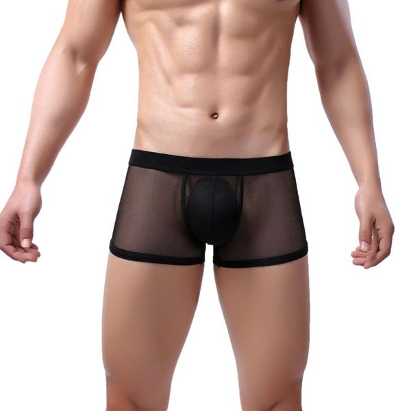 underpants men underwear male panties ice silk mesh boxers breathable man boxer comfortable u convex pouch shorts, Black;white
underpants men underwear male panties ice silk mesh boxers breathable man boxer comfortable u convex pouch shorts, Black;white