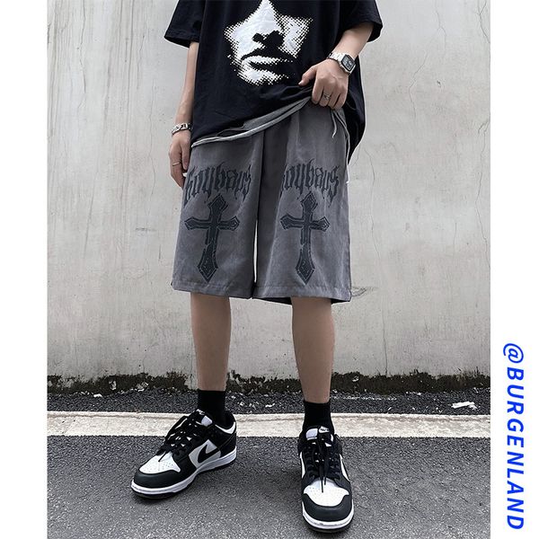 crosin shorts men's summer wear trend cross basketball sport loose thin beach casual pants, White;black
crosin shorts men's summer wear trend cross basketball sport loose thin beach casual pants, White;black