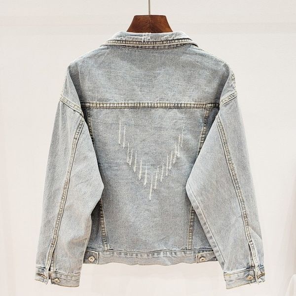 women's jackets long sleeve flowers denim woman's jacket loose one vintage breasted short spring streetwear blue jean women's, Black;brown
women's jackets long sleeve flowers denim woman's jacket loose one vintage breasted short spring streetwear blue jean women's, Black;brown