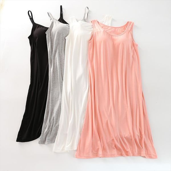 summer modal nightdress with chest womens sleepwears pad vest skirt comfortable home female suspender sleep wear nightgown, Black;red
summer modal nightdress with chest womens sleepwears pad vest skirt comfortable home female suspender sleep wear nightgown, Black;red
