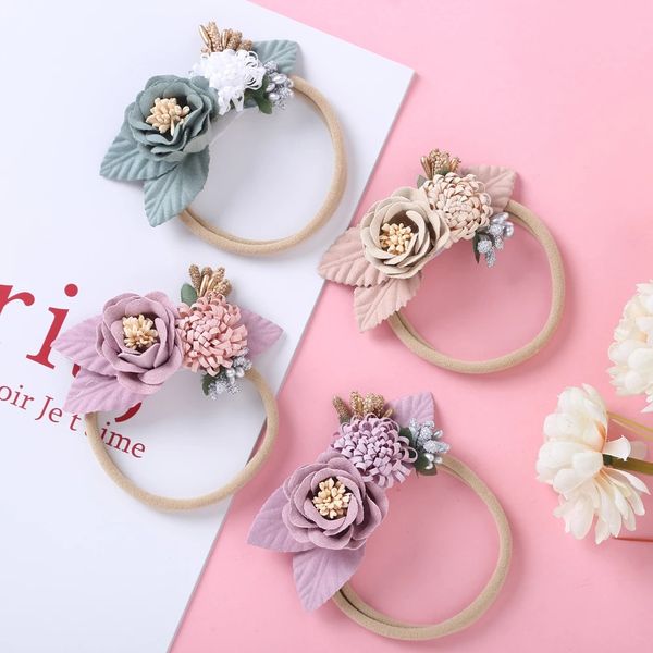 baby floral headbands for baby girls artificial flowers nylon headband turban baby hairband headdress newborn headwear, Slivery;white
baby floral headbands for baby girls artificial flowers nylon headband turban baby hairband headdress newborn headwear, Slivery;white