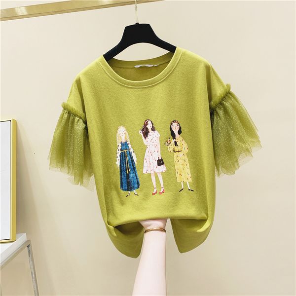 short manga couture sweater printed cotton women's t-shirt girls loose harajuku elwe, White
short manga couture sweater printed cotton women's t-shirt girls loose harajuku elwe, White