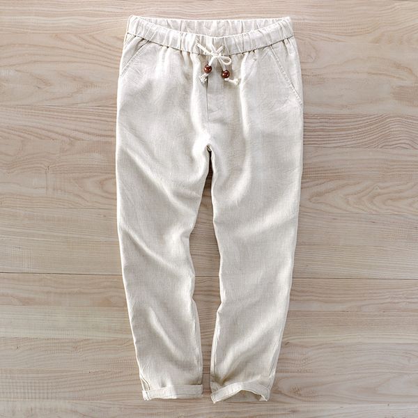 2021 new linen ankle-length loose thin casual pants men brand solid puls 30-40 size men's trousers pantalon homme wwx3, Black
2021 new linen ankle-length loose thin casual pants men brand solid puls 30-40 size men's trousers pantalon homme wwx3, Black
