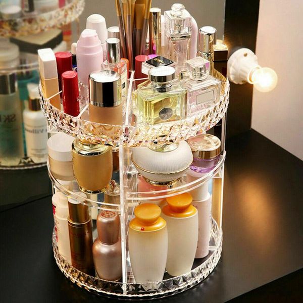 bathroom storage & organization cosmetic makeup organizer box shelf 360 degree three layers rotating display acrylic organizers
bathroom storage & organization cosmetic makeup organizer box shelf 360 degree three layers rotating display acrylic organizers