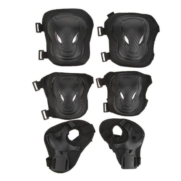 elbow & knee pads 6pcs sport safety protective body gear set outdoor skating cycling defend equipment, Black;gray
elbow & knee pads 6pcs sport safety protective body gear set outdoor skating cycling defend equipment, Black;gray