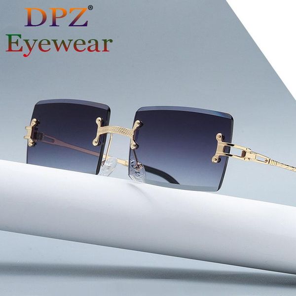 sunglasses dpz 2021 fashion frameless square cool metal men women vintage brand design sun glasses uv400 307, White;black
sunglasses dpz 2021 fashion frameless square cool metal men women vintage brand design sun glasses uv400 307, White;black