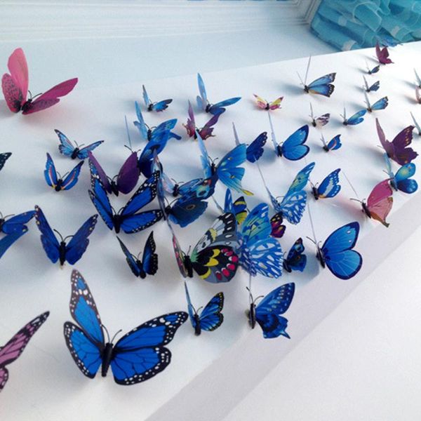 wall stickers 12pcs/lot colorful butterfly fridge magnets 3d design art room magnetic home decor diy decoration
wall stickers 12pcs/lot colorful butterfly fridge magnets 3d design art room magnetic home decor diy decoration