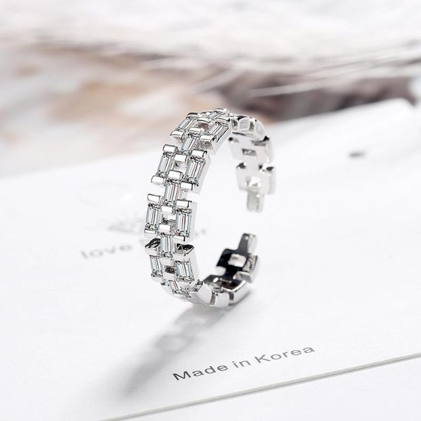 cluster rings elegant cubic zircon open ring 925 silver finger for women wedding jewelry gifts fine jz309, Golden;silver
cluster rings elegant cubic zircon open ring 925 silver finger for women wedding jewelry gifts fine jz309, Golden;silver