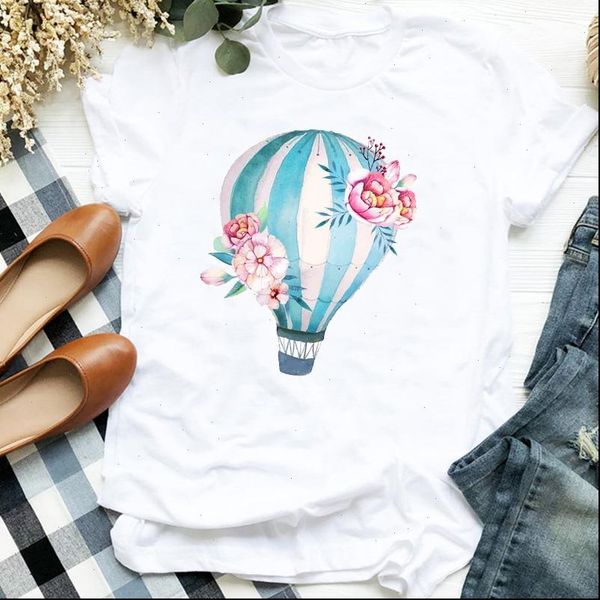 women lady 90s balloon holiday summer fall beach floral print t tee womens tshirt female shirt clothes graphic t shirt, White
women lady 90s balloon holiday summer fall beach floral print t tee womens tshirt female shirt clothes graphic t shirt, White