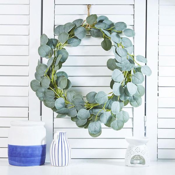 2m green silk artificial hanging ivy leaf plants eucalyptus wreath greenery garland romantic wedding home decoration
2m green silk artificial hanging ivy leaf plants eucalyptus wreath greenery garland romantic wedding home decoration