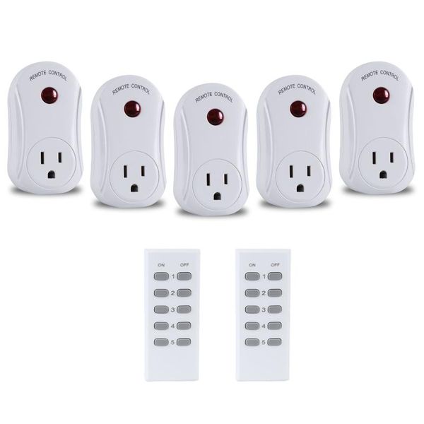 smart power plugs esplenty plug wireless remote 433.92mhz control socket outlet us standard 5 set
smart power plugs esplenty plug wireless remote 433.92mhz control socket outlet us standard 5 set