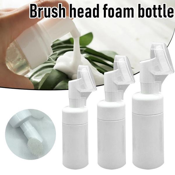 storage bottles & jars transparent cleanser foaming bottle with silicone clean brush head easy to store durable convenient for daily life b9
storage bottles & jars transparent cleanser foaming bottle with silicone clean brush head easy to store durable convenient for daily life b9