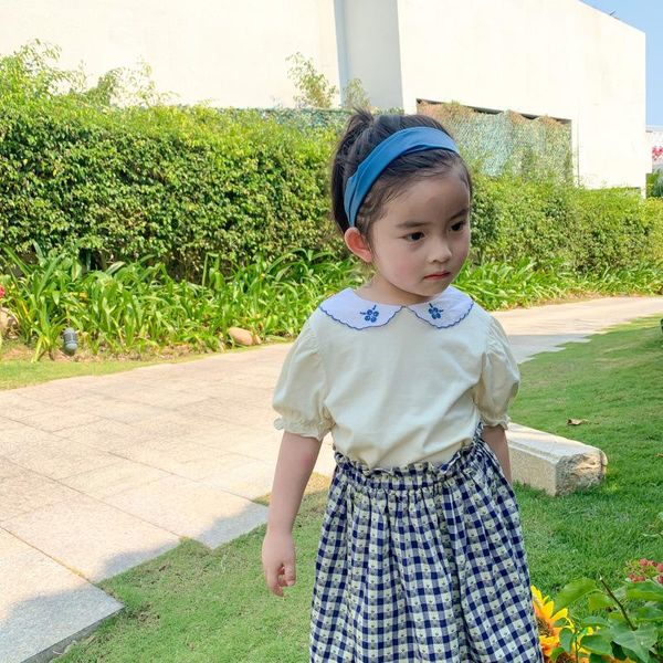shirts summer arrival korean style casual embroidered collar bubble short sleeve all-match shirt for cute sweet baby girls, White;black
shirts summer arrival korean style casual embroidered collar bubble short sleeve all-match shirt for cute sweet baby girls, White;black