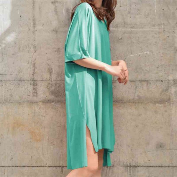 spring summer womens sleepwear cotton night dress women half sleeve ladies nightgown nightshirt loose sleeping 210603, Black;red
spring summer womens sleepwear cotton night dress women half sleeve ladies nightgown nightshirt loose sleeping 210603, Black;red