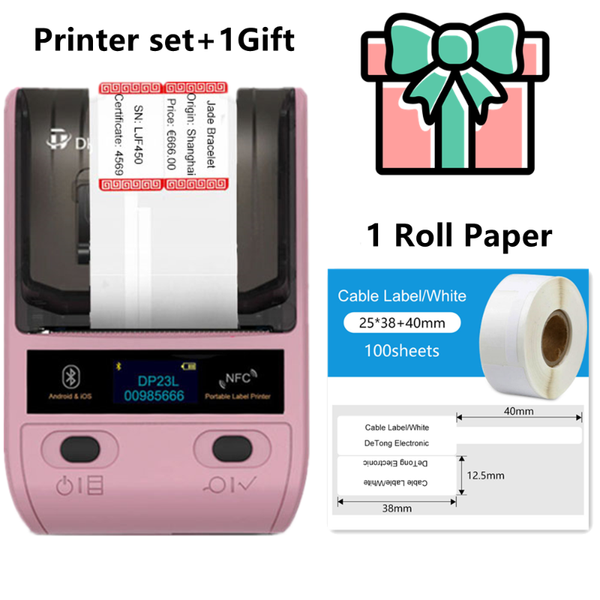 printers mini portable label printer 203dpi bluetooth 58mm wireless pink thermal maker barcode sticker cable classification
printers mini portable label printer 203dpi bluetooth 58mm wireless pink thermal maker barcode sticker cable classification