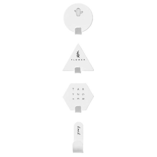 hooks & rails k3na 4 pcs nordic style geometric wrought iron wall hanging hook self-adhesive decor creative door minimalist
hooks & rails k3na 4 pcs nordic style geometric wrought iron wall hanging hook self-adhesive decor creative door minimalist