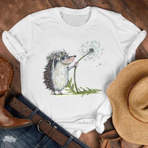 and women lady animal men t shirt fashion 90s camisas mujer cute cartoon clothes womens female print graphic, White;black
and women lady animal men t shirt fashion 90s camisas mujer cute cartoon clothes womens female print graphic, White;black