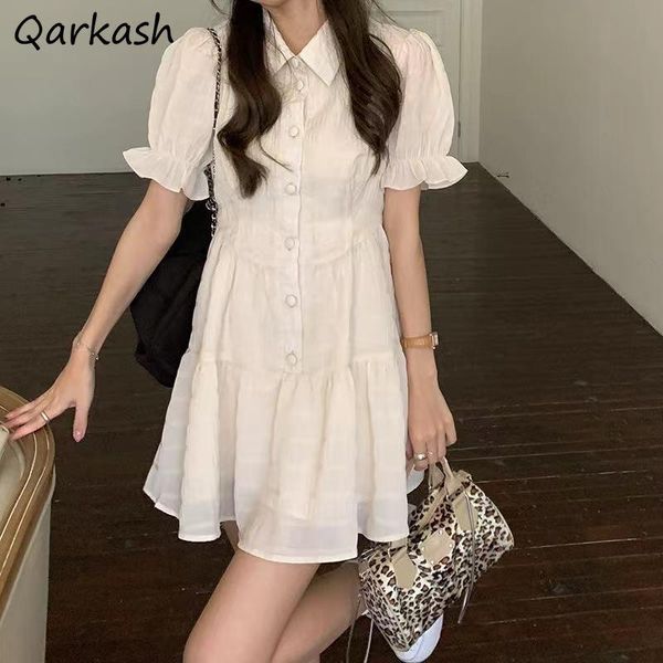 casual dresses women mini preppy style summer holiday ulzzang causal chiffon basic mujer solid single breasted ruffles ins soft, Black;gray
casual dresses women mini preppy style summer holiday ulzzang causal chiffon basic mujer solid single breasted ruffles ins soft, Black;gray