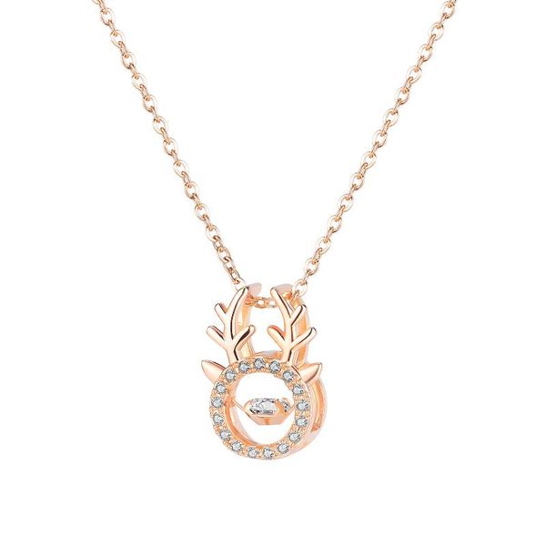 chains cyue 316l stainless steel cz rose plated antler smart clavicle chain necklace for women fashion jewelry zyn057 birthday gift, Silver
chains cyue 316l stainless steel cz rose plated antler smart clavicle chain necklace for women fashion jewelry zyn057 birthday gift, Silver