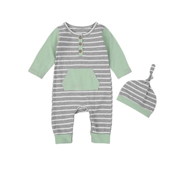 infant baby girl boy patchwork pocket clothes set babies grey stripe round collar long sleeve romper + cap 3-24 months, Blue
infant baby girl boy patchwork pocket clothes set babies grey stripe round collar long sleeve romper + cap 3-24 months, Blue